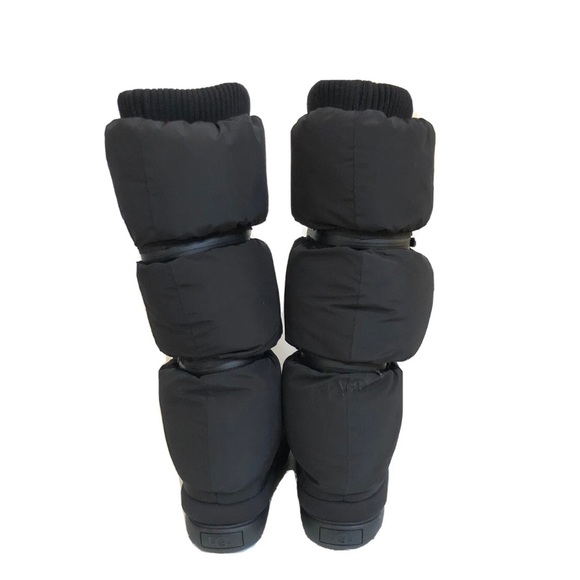 UGG CLASSIC MAXI ULTRA TALL BLACK PULL ON PUFF BOOTS US 7 / EU 38 / UK 5 - Picture 4 of 5